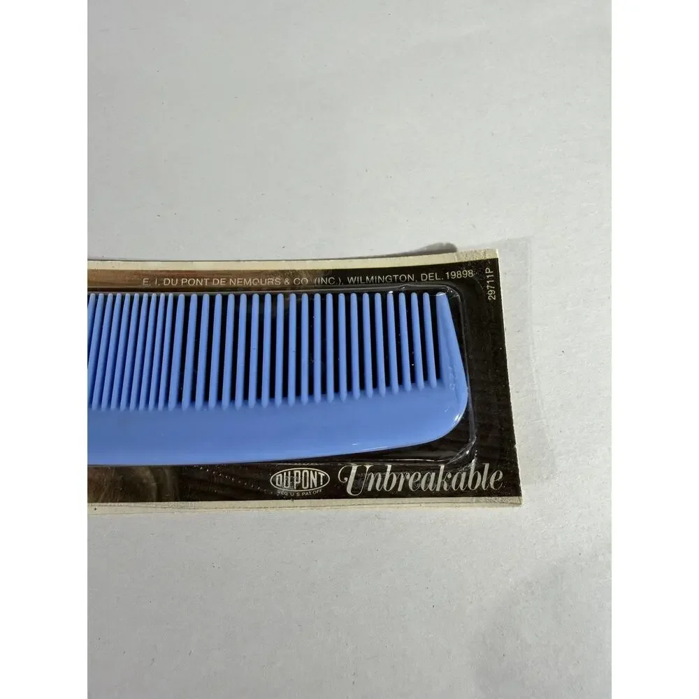 Vintage Genuine Du Pont USA Made Nylon Unbreakable Pocket Comb 5